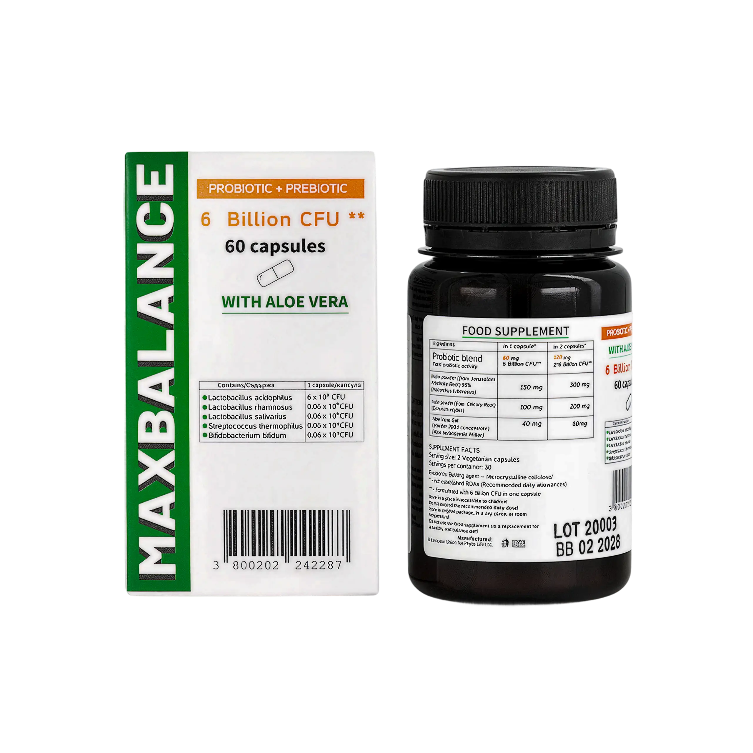 Maxbalance Пробиотик - Phyto Life Nutraceuticals