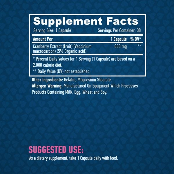 Cranberry Fruit Extract / 30 Caps - Image 2