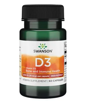 Vitamin D3 - High Potency 1000 IU / 60 Caps