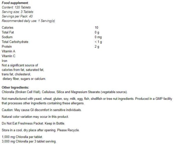 Chlorella 1000 mg - Image 2