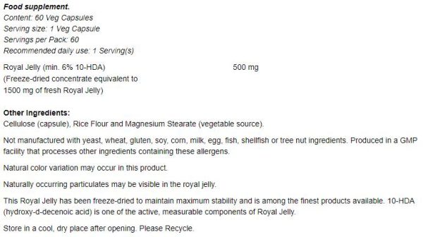Royal Jelly 1500 mg - Image 2