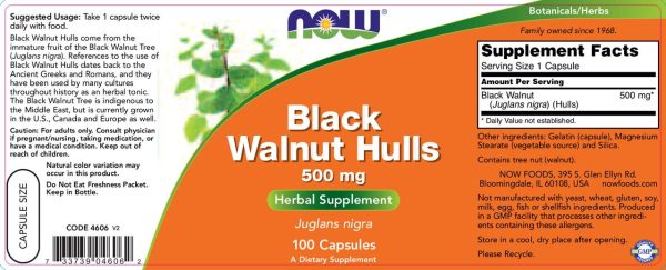 Black Wallnut Hulls 500 mg - Image 2