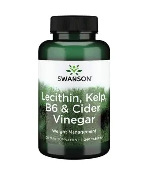 Lecithin, Kelp, B-6, & Cider Vinegar 240 Tabs.