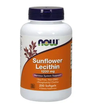 Sunflower Lecithin / Non-GMO / 1200 mg / 200 Softgels