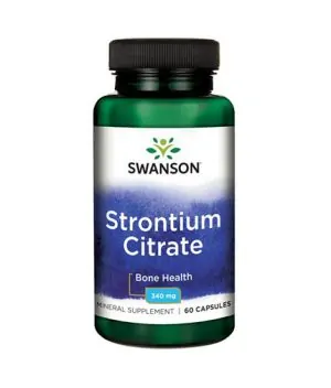 Strontium Citrate 340mg. / 60 Caps