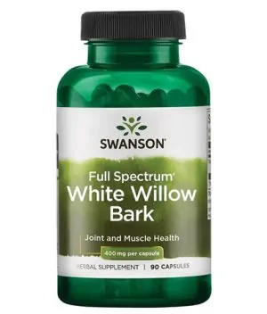 Full Spectrum White Willow Bark 400 mg / 90 Caps